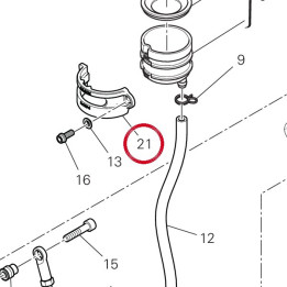 Demi-Collier réservoir — réf. 8291I361AA | Ducati Store