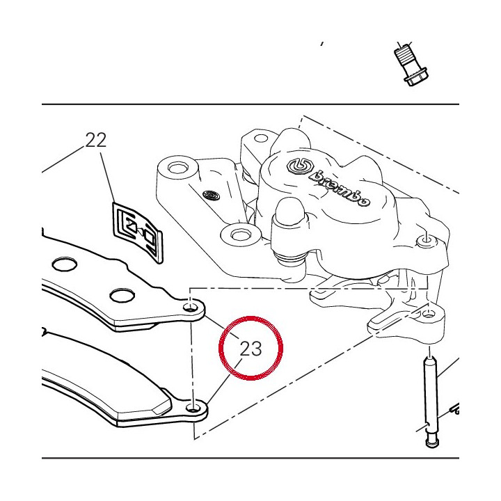 Jeu plaquettes frein — réf. 61340941A | Ducati Store