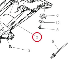 Support de plaque — réf. 56116491A | Ducati Store