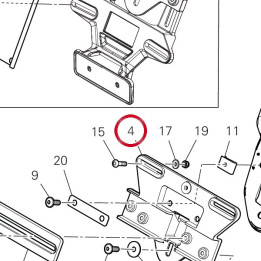 Demi-Plateau superiore — réf. 56116402A | Ducati Store