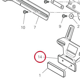 Demi-Plateau inférieur — réf. 56116432A | Ducati Store