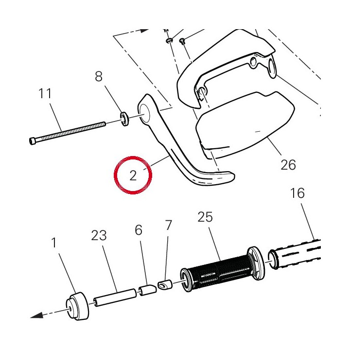 Bras protection main — réf. 96211721AA | Ducati Store