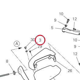 Entretoise 71611521AB — réf. 71611521AB | Ducati Store
