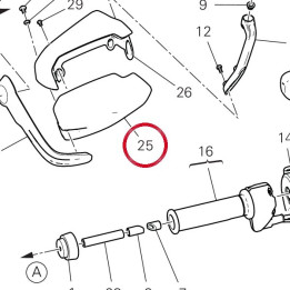 Calotte droite 96211731A — réf. 96211731A | Ducati Store