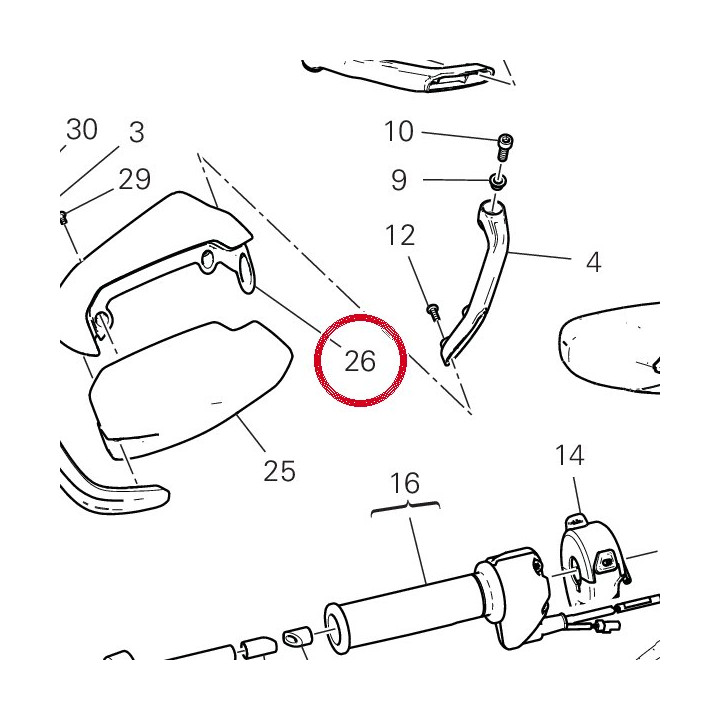 Protege-Main droite — réf. 96211751A | Ducati Store