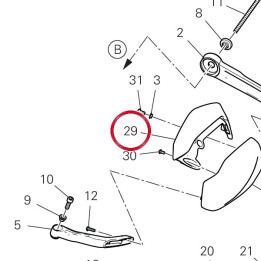 Protege-Main gauche — réf. 96211761A | Ducati Store