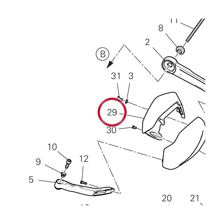 Protege-Main gauche — réf. 96211761A | Ducati Store