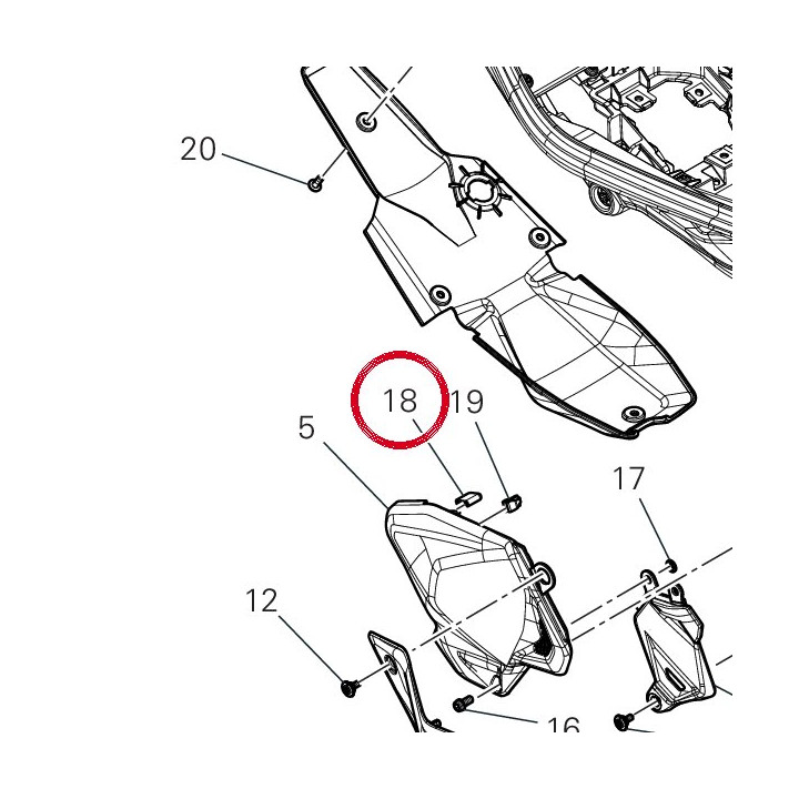 Caoutchouc 76414381A — réf. 76414381A | Ducati Store
