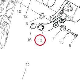 Support capteur 8291S022A — réf. 8291S022A | Ducati Store