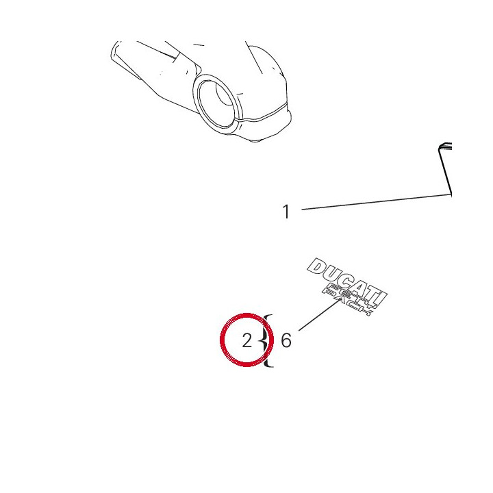 Garde-Boue avant carbone — réf. 564P6811AA | Ducati Store