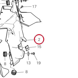 Convoyeur D'Air droit — réf. 48412131B | Ducati Store
