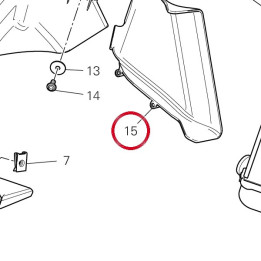Canalisation gauche — réf. 48412481A | Ducati Store