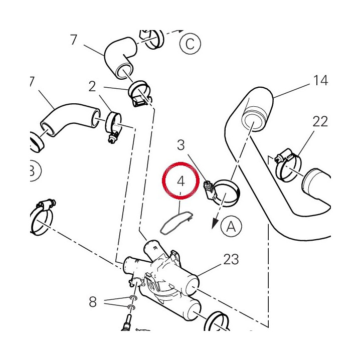 Agrafe 75910392A — réf. 75910392A | Ducati Store