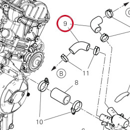Manchon caoutchouc 80018281A — réf. 80018281A | Ducati Store