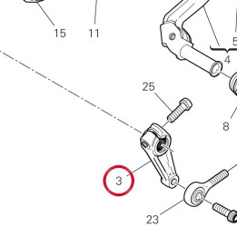 Levier de vitesses — réf. 45613481AA | Ducati Store