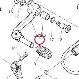 Levier de commande — réf. 45623591AA | Ducati Store