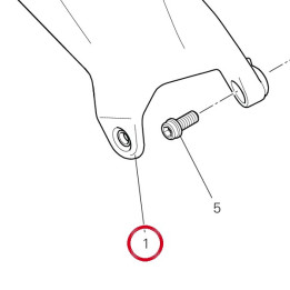 Pare-Talon avant droit — réf. 4601N821A | Ducati Store