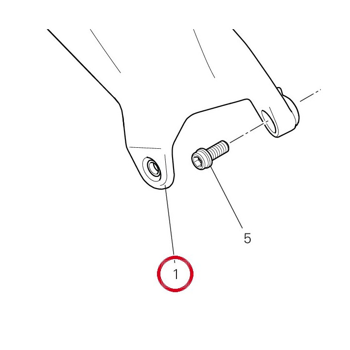 Pare-Talon avant droit — réf. 4601N821A | Ducati Store