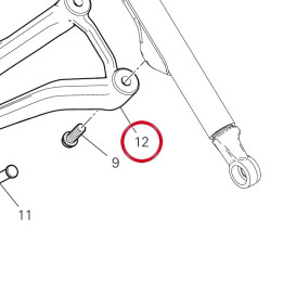 Plaque D. arrière — réf. 82413922BB | Ducati Store