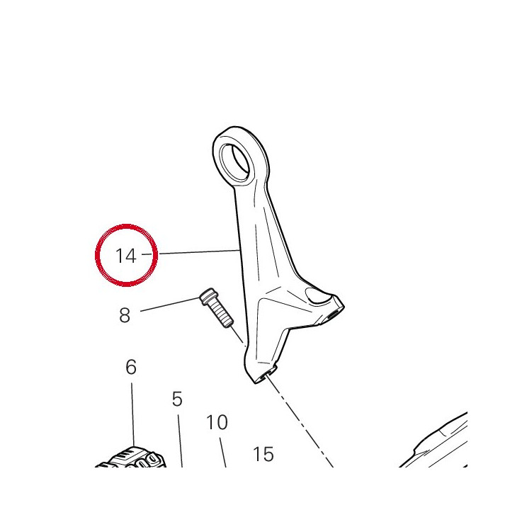 Support silencieux — réf. 8301P261AB | Ducati Store