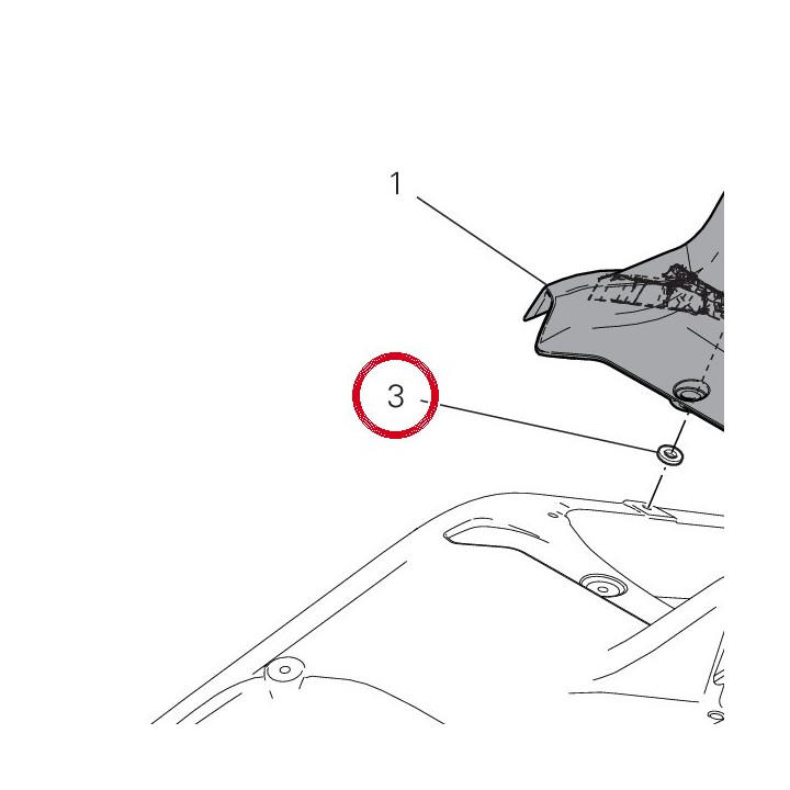 Entretoise 85212751A — réf. 85212751A | Ducati Store