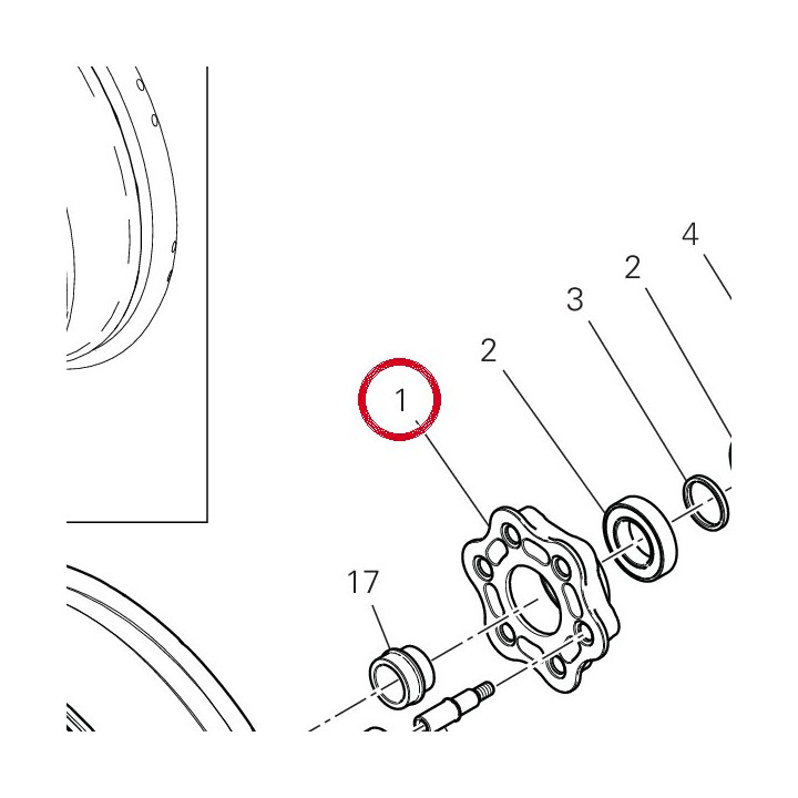 Bride Porte-Couronne — réf. 16026971A | Ducati Store