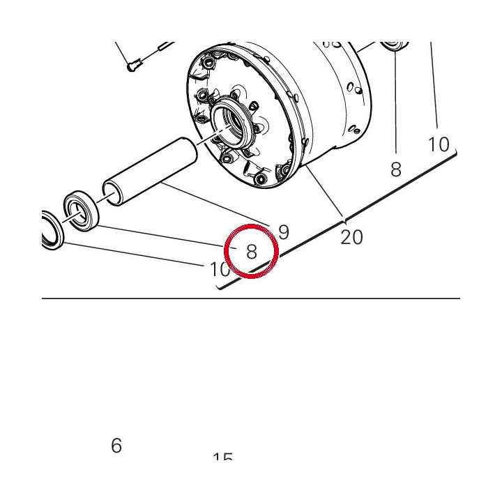Roulement 70250501A — réf. 70250501A | Ducati Store