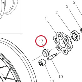 Entretoise 7131F741A — réf. 7131F741A | Ducati Store