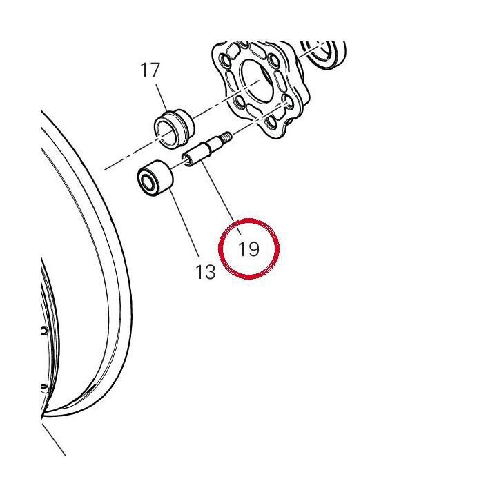 Pivot 82119712AA — réf. 82119712AA | Ducati Store
