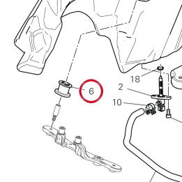 Tampon devant 86613051A — réf. 86613052A | Ducati Store