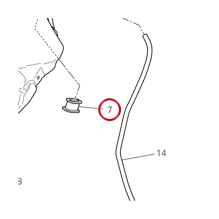 Tampon arrière 86613061A — réf. 86613061A | Ducati Store