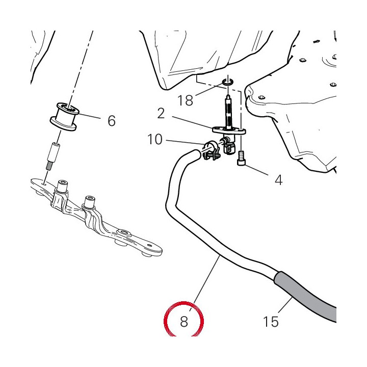 Tuyau 59019411A — réf. 59019411A | Ducati Store