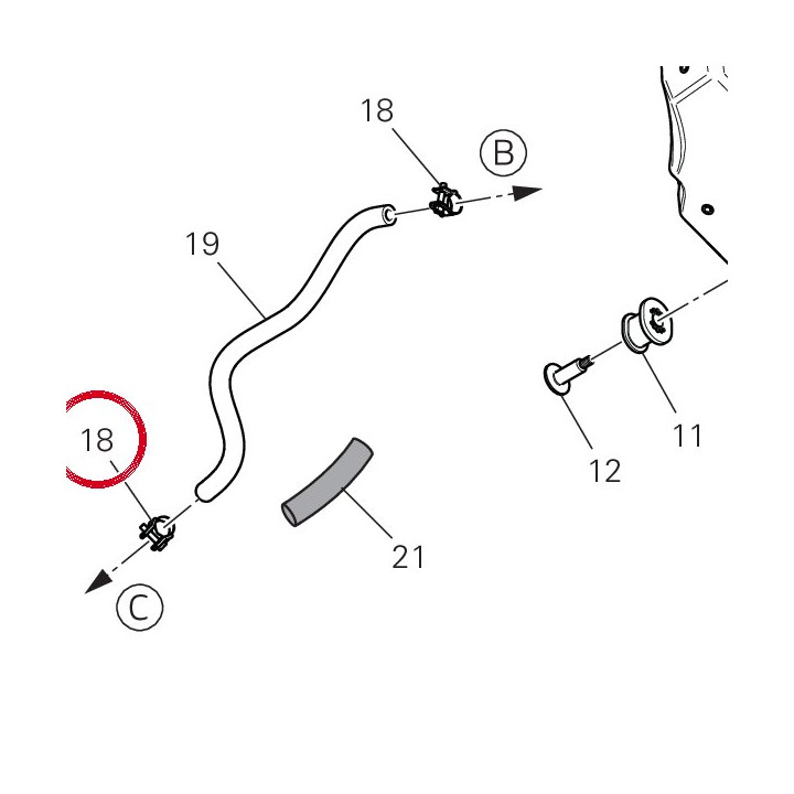 Collier 74142121A — réf. 74142121A | Ducati Store