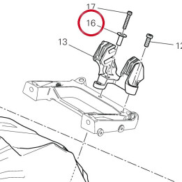 Entretoise 71614351AA — réf. 71614351AA | Ducati Store