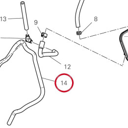 Tuyau 935Z0211A — réf. 935Z0211A | Ducati Store