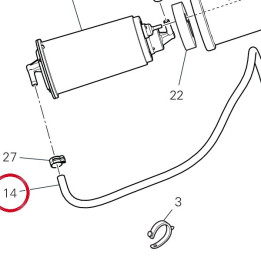 Tuyau 93510991A — réf. 93510991A | Ducati Store