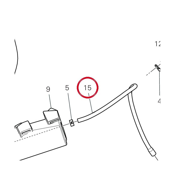 Tuyau 93511072A — réf. 93511072A | Ducati Store