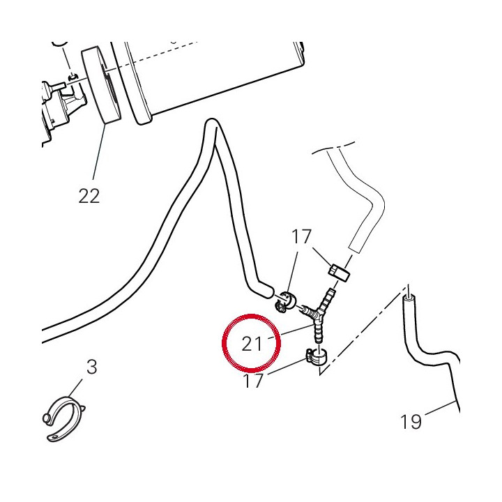 Raccord en Y 81417351A — réf. 81417351A | Ducati Store