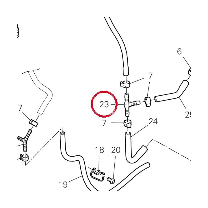 Raccord à trois voies — réf. 81414011AA | Ducati Store