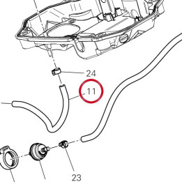 Tuyau 93512641A — réf. 93512641A | Ducati Store