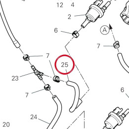 Tuyau 93512631B — réf. 93512631B | Ducati Store
