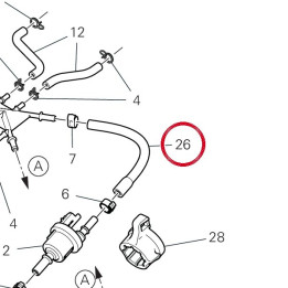 Tuyau 93510941A — réf. 93510941A | Ducati Store