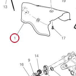 Pare-Chaleur 4601S261A — réf. 4601S261A | Ducati Store