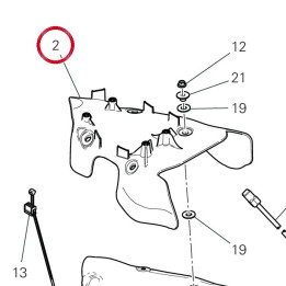 Pare-Chaleur 4601S271A — réf. 4601S271A | Ducati Store