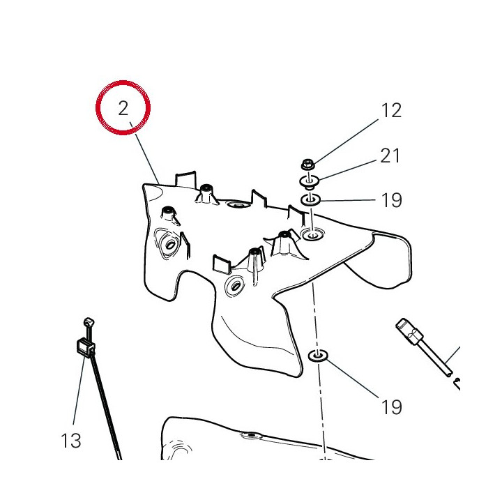 Pare-Chaleur 4601S271A — réf. 4601S271A | Ducati Store