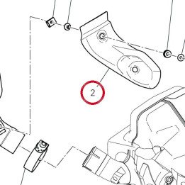 Pare-Chaleur inférieur — réf. 4601R671AB | Ducati Store