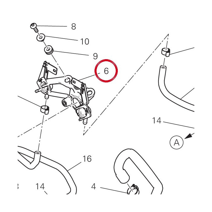 Support actuateur soupape — réf. 81417081AA | Ducati Store