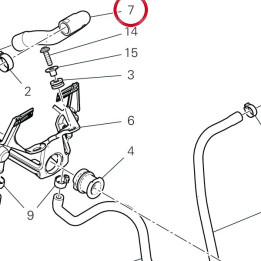 Tuyau air arrière — réf. 87614021AA | Ducati Store