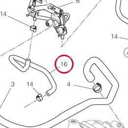 Platform hose Ø4,5X5,5X10,5 — réf. 935Z0061A | Ducati Store