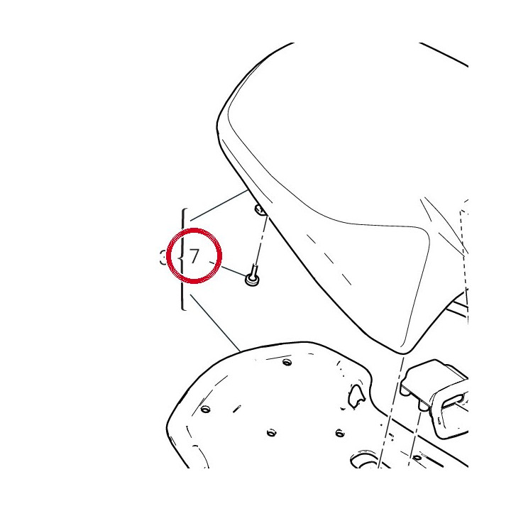 Tampon caoutchouc 86642751A — réf. 86642751A | Ducati Store